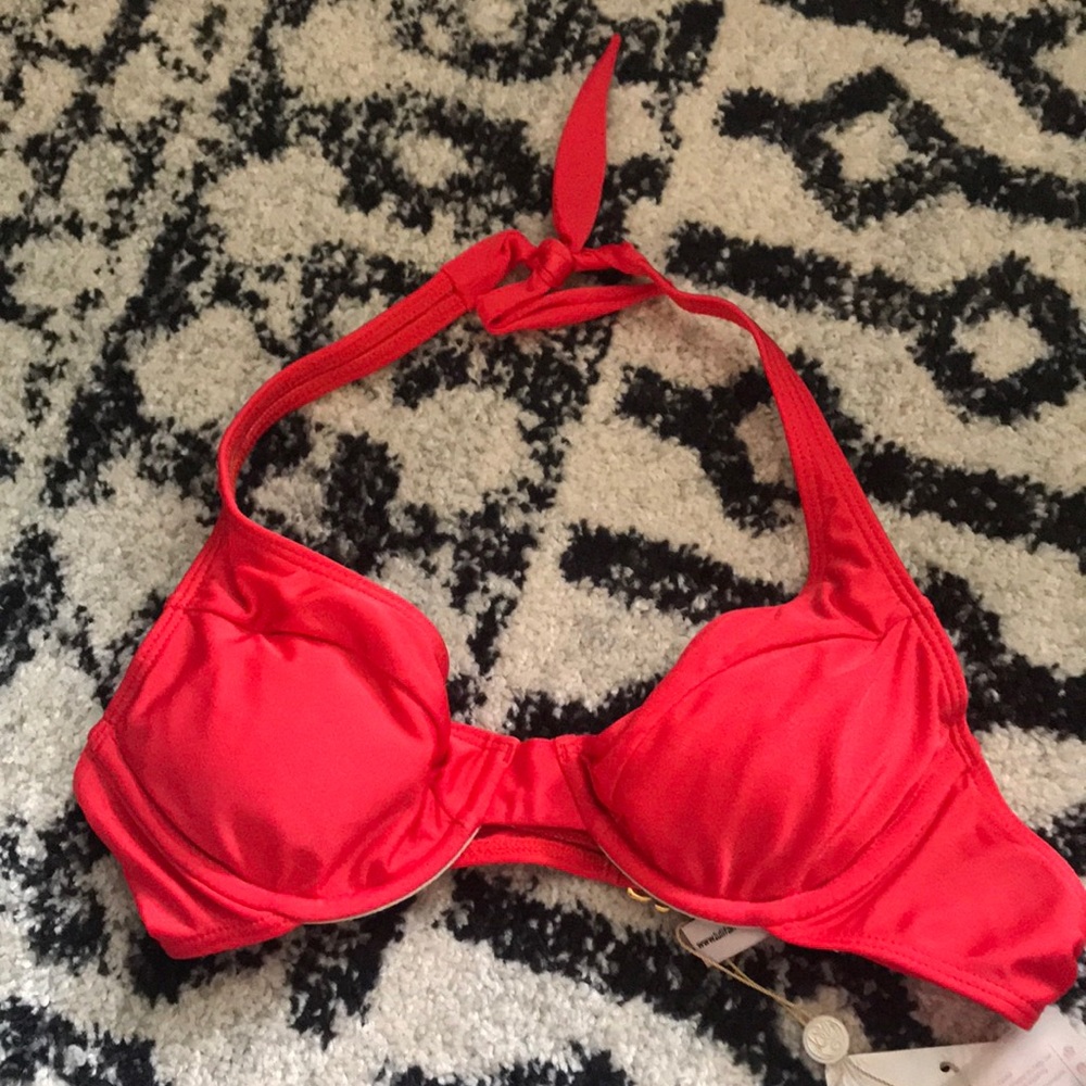 LULI FAMA: Cosita Buena Underwire Halter Top